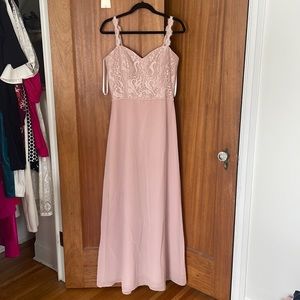 Hayley Paige Bridesmaid Dress, Dusty Rose